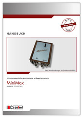 IBC control MiniMax Handbuch