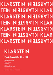 Klarstein First Class 84 Bedienungsanleitung