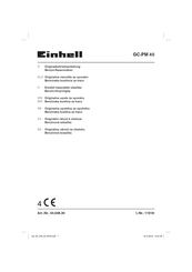EINHELL GC-PM 40 Originalbetriebsanleitung