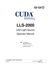 Cuda surgical LLS-2000 Gebrauchsanleitung