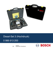 Bosch Diesel-Set 3 Handbuch