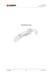 Kemppi Flexlite GX608W Bedienungsanleitung