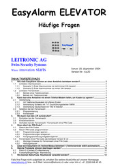 Leitronic AG EasyAlarm Bedienungsanleitung