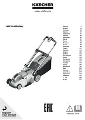 Kärcher LMO 36-46 Battery Benutzer-Handbuch (Originalbetriebsanleitung