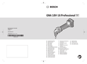 Bosch GNA 18V-16 Professional Originalbetriebsanleitung