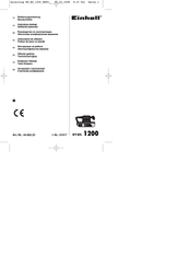 EINHELL RT-BS 75 Bedienungsanleitung