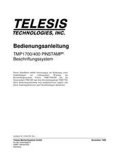 Telesis TMP1700/400 PINSTAMP Bedienungsanleitung