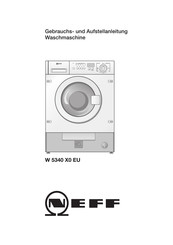 NEFF W 5340 X0 EU Gebrauchs- Und Aufstellanleitung