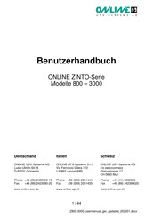 online ZINTO3000 Benutzerhandbuch