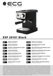 ECG ESP 20101 Black Bedienungsanleitung