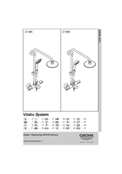 Grohe Vitalio System 27 685 Montageanleitung