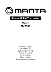 Manta FMT003 Bedienungsanleitung