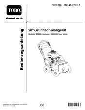 Toro 23508 Bedienungsanleitung