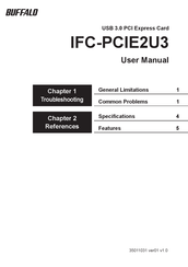 Buffalo IFC-PCIE2U3 Bedienungsanleitung