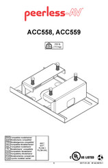 peerless-AV ACC558 Bedienungsanleitung