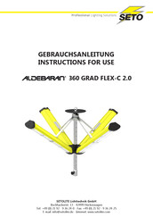 Seto ALDEBARAN 360 GRAD FLEX-C 2.0 Gebrauchsanleitung