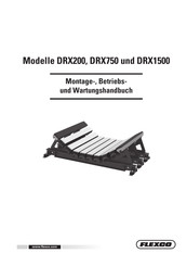 Flexco DRX1500 Montage-, Betriebs- Und Wartungshandbuch
