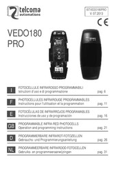 Telcoma VEDO180 Gebrauchs- Und Programmierungsanleitung