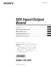 Sony DSBK-120 Bedienungsanleitung