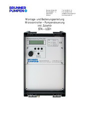 BRUNNER ANLIKER STA - LCD1 Montage- Und Bedienungsanleitung