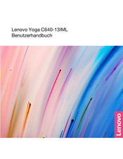 Lenovo Yoga C740 Serie Benutzerhandbuch