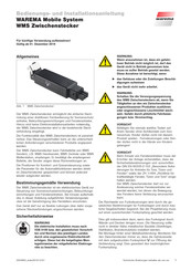 WAREMA WMS Bedienungs- Und Installationsanleitung