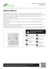 Cp Electronics MWS1A-PRM-LV Bedienungsanleitung