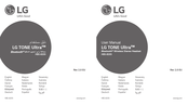 LG HBS-820S Tone Ultra Bedienungsanleitung