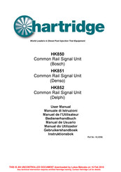 Hartridge HK852 Bedienerhandbuch