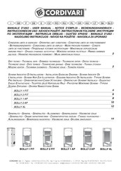 Cordivari BOLLY 2 FIT 6 Bedienungshandbuch