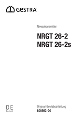 Gestra NRGT 26-2 Originalbetriebsanleitung