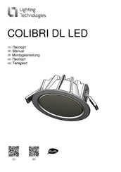 Lighting Technologies COLIBRI DL LED Montageanleitung