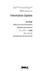 Dell PowerEdge R805 serie Aktuelle Informationen