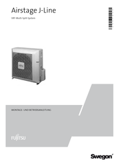 Fujitsu airstage AJYA 54 JCLR Montage- Und Betriebsanleitung