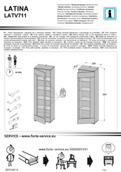 Forte LATV711 Montageanleitung
