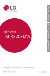 LG LM-X320EMW Betriebsanleitung