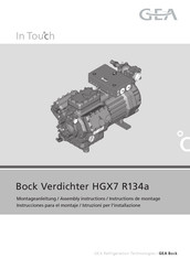 GEA In Touch HGX7 R134a Montageanleitung