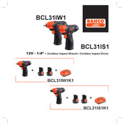 Bahco BCL31IW1 Betriebsanleitung