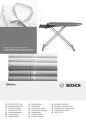Bosch TDN10xx Gebrauchsanleitung