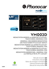 Phonocar VM002D Gebrauchsanweisungen