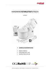 Rotel STARLETSET3792CH Gebrauchsanweisung