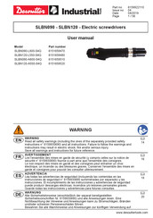 Desoutter SLBN120-A550-S4Q Handbuch
