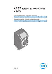 Siko SW08 Originalmontageanleitung