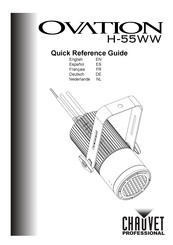 Chauvet Professional Ovation H-55WW Kurzanleitung