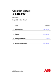 ABB A140-H51 Bedienungsanleitung