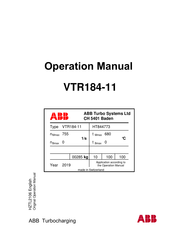 ABB VTR184-11 Bedienungsanleitung
