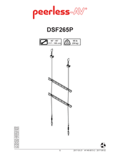 peerless-AV DSF265P Bedienungsanleitung