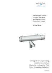 water & more WMA 6610 Montage- & Bedienungsanleitung