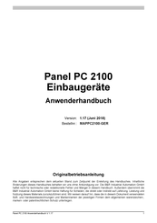 B&R Panel PC 2100 Anwenderhandbuch