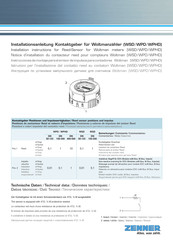 Zenner WPD Installationsanleitung